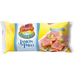 Jamon de pavo mini PAVOFRIO CAMPOFRIO pieza 380 grs